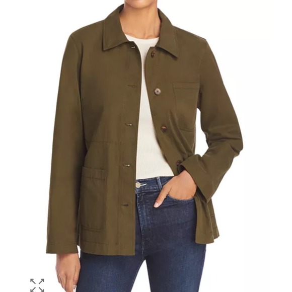 Lafayette 148 New York Tops - Lafayette 148 Amaris Shirt Jacket SzM utility chore jacket